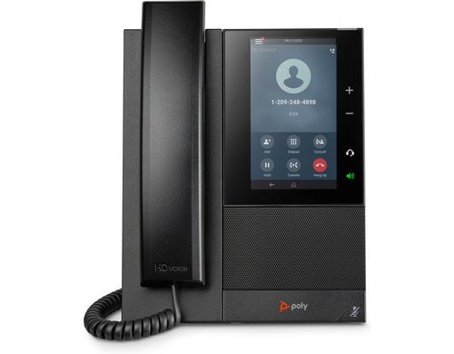 Poly CCX 505 Business Media Phone, SIP 5,PoE,USB-A,USB-C,2x RJ-45,RJ-9