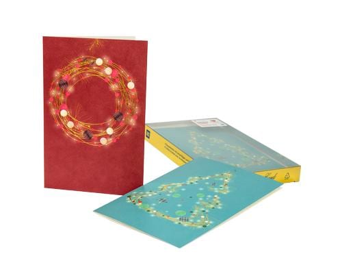 ABC Weihnachtskarten-Set Save the Children Format B6, 117x173mm,  6 Stück