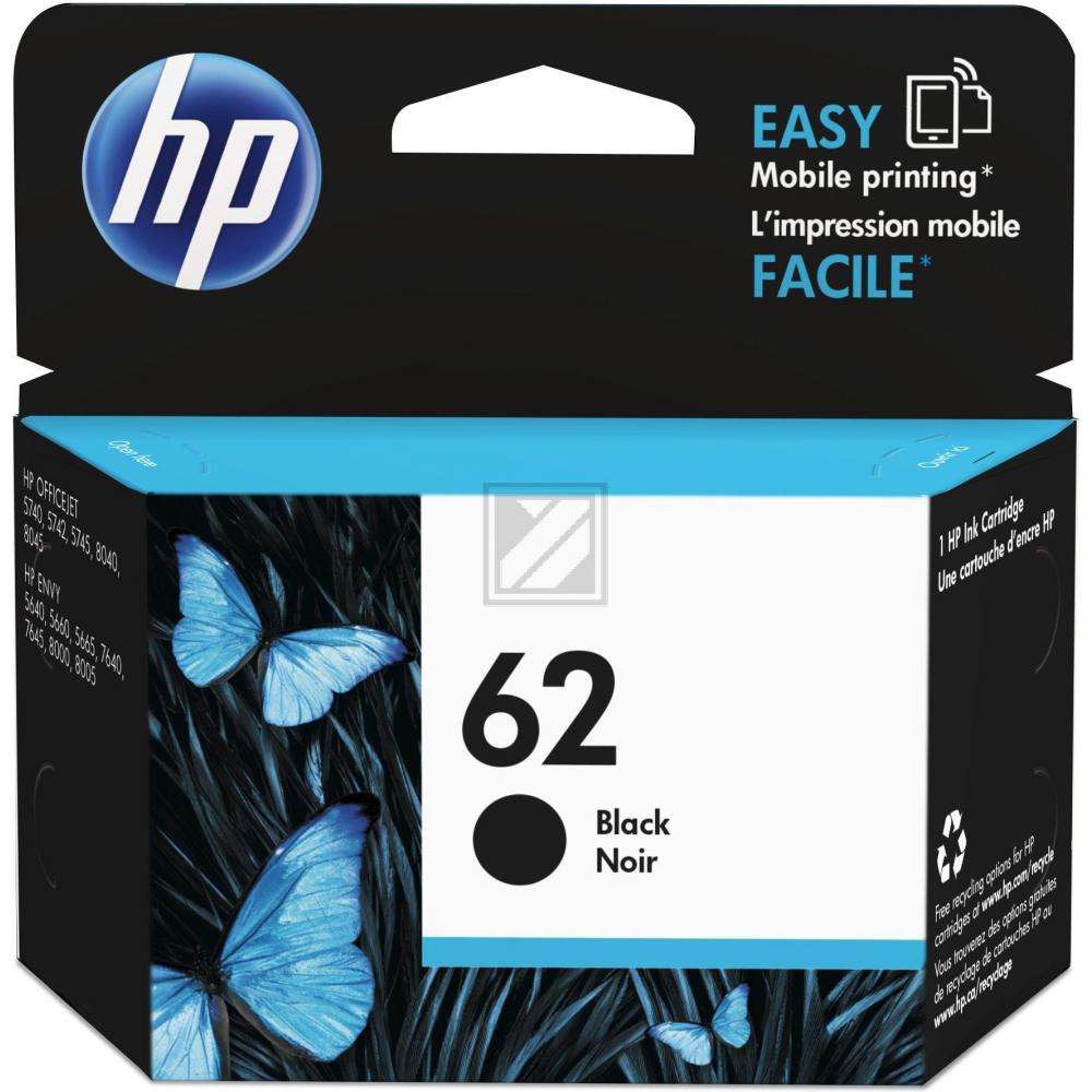 HP Tinte Nr. 62 - Black (C2P04AE) 4ml, Seitenkapazität ~ 200 Seiten