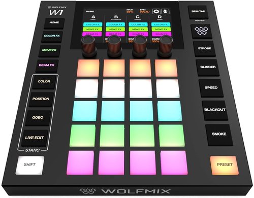 Wolfmix Wolfmix W1 MK2 DMX Lichtsteuerung, 4U, Wolfmix