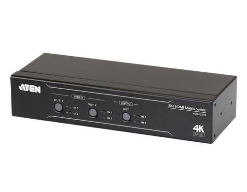 Aten VM0202HB-AT-G: HDMI Matrix Switch 2 x 2 True 4K HDMI Matrix Switch