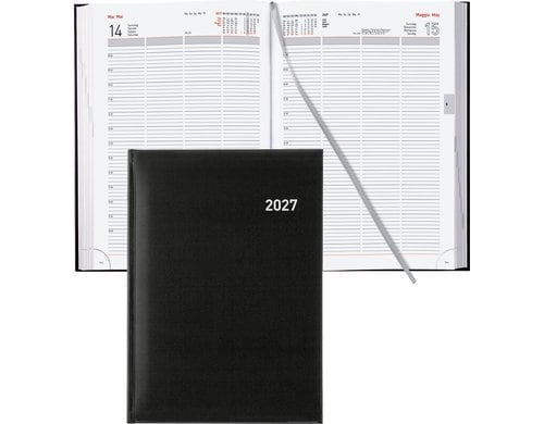 Biella Geschäftsagenda 2027 Quattro 21 x 29.7 cm,  408 Seiten, 1 Tag pro S.