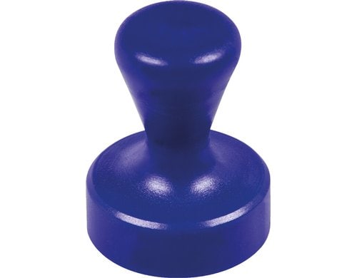 Berec Griffmagnet, blau, 2-er Set Kunststoff, Ø 17 mm, Neodym