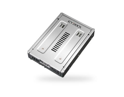 ICY DOCK Konverter 2.5zu 3.5 MB982IP-1S-1 silber, für SAS HDD und SSD