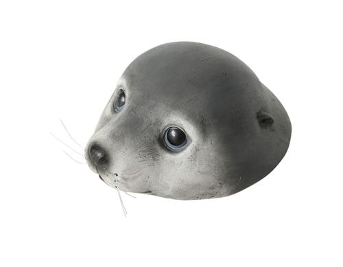 Boltze Schwimmfigur Seehund Poggy Kunststoff, 16x14x7 cm (LxBxH)