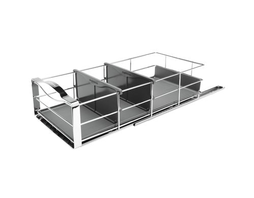 Simplehuman ausziehbarar Schrankorganisator 22.8x50.8 cm (BxL) mit Abtropfschutz