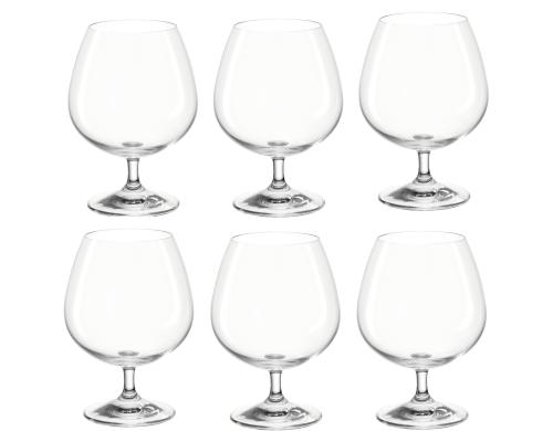 Montana Brandyglas Pure 390ml 6er Set, D: 6cm, H: 14cm
