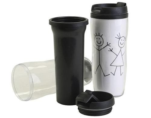 Creativ Company Thermobecher 7 x 17.5 cm 12 Stück, personalisierbar