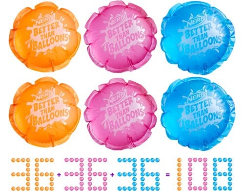NERF SS Better Than Balloons 108er Pack