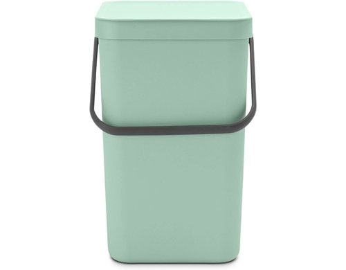 Brabantia Sort & Go Recyclingbehälter Inhalt 25 Liter, Jade Green
