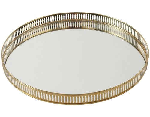 Boltze Deko Tablett Lionel LxBxH: 35 cm x 3 cm