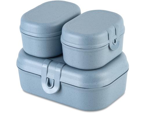 Koziol Lunchbox Pascal ready mini blau, bio-circular