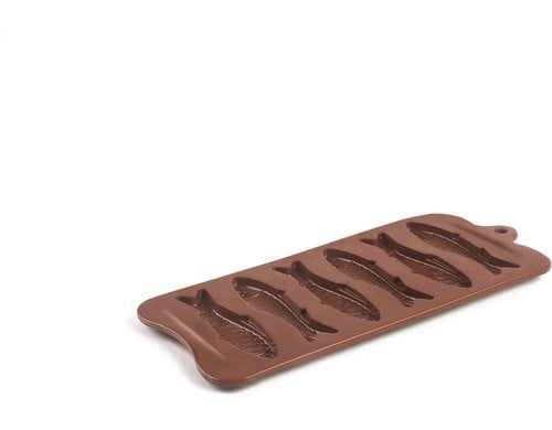 Ibili Silikonformen Fischmotiv Pralinen 22,5 x 10,5 cm