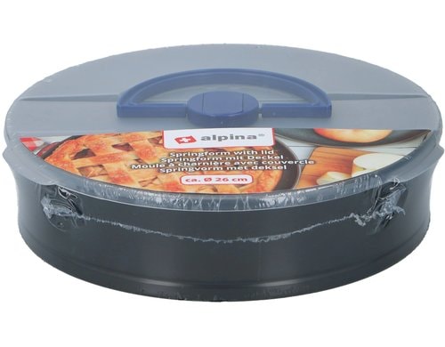 Alpina Springform mit Deckel Ø26x6 cm Ø26x6 cm, Metall