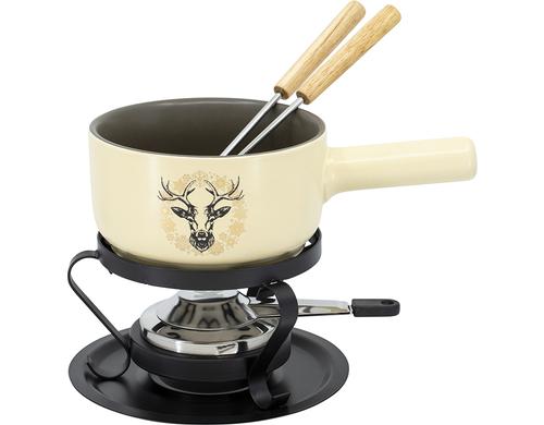 Kadastar Käsefondue-Set Deer 16cm 5-teilig Ø 16 cm