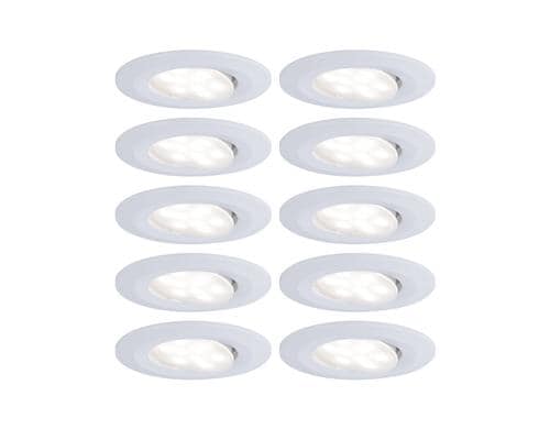 Paulmann EBL Set Calla BBC rund weiss matt schwenkbar LED 10x680lm 4000K 6W 230V