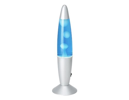 EGLO LED Tischleuchte 3000K Lava silber/blau/weiss
