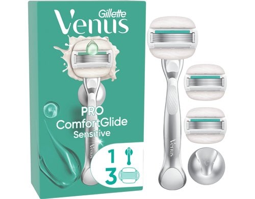 Gillette Venus Pro ComfortGlide Sensitive 3er + Handstück