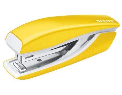 Leitz WOW Mini-Heftgerät NeXXt gelb metallic, 10 Blatt, Metall