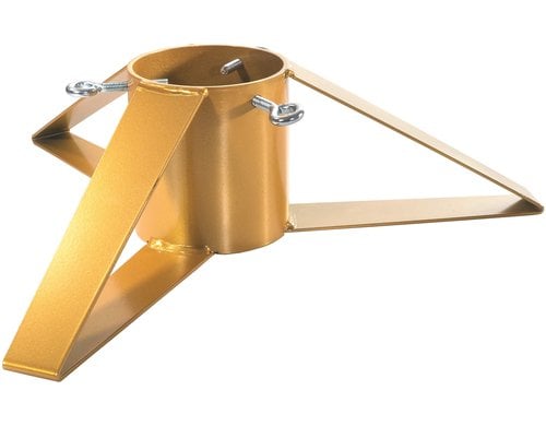 Designer Christbaumständer ALBA GOLD Stahl Pulverbeschichtet