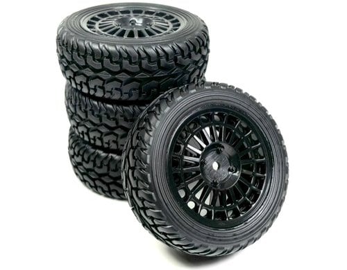 Absima 1:10 Räderset Rally Street Design schwarz (4)