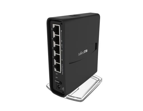 MikroTik HAP AC2, 867 & 300Mbps WLAN Router 5x GE LAN, USB, OS4 Lizenz, Tower Design