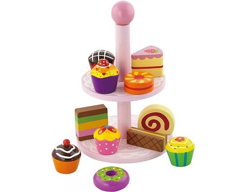 Cupcakes mit Kuchenregal