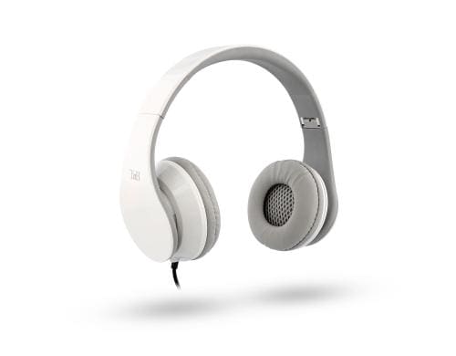 Stream, On-Ear Kopfhörer weiss, faltbarer Kopfhörer mit 3.5mm Klinke