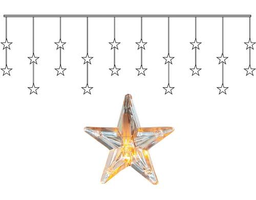 Star Trading Sternenlichtervorhang IP20, Warmweiss, 20 LED