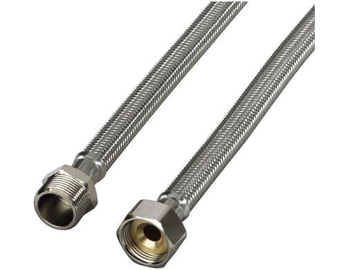 Panzer-Zulaufschlauch-Verlängerung, 1 m Waschmaschinen und Geschirrspüler