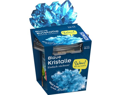 Blaue Kristalle selbst züchten
