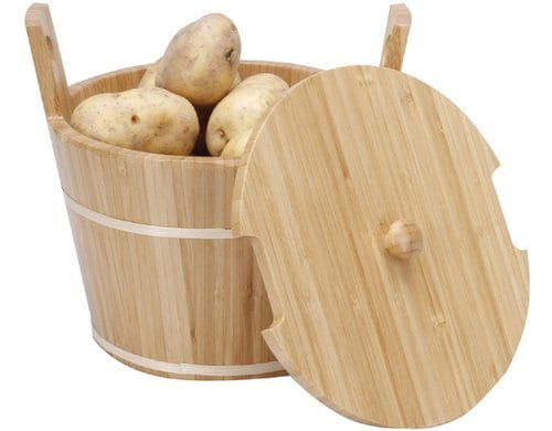 NOUVEL Kartoffelkorb Melchterli 20 x 22 x 19.5 cm, Holz