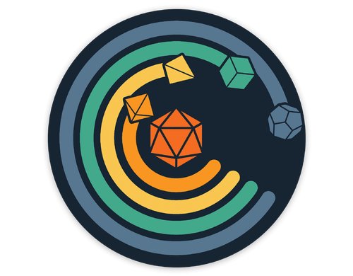 Circle of Dice Sticker