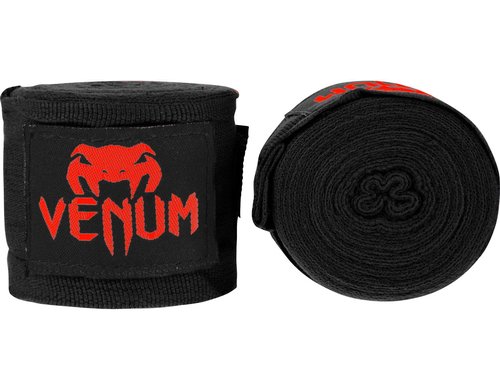 Venum, Kontact Boxing Handwraps 2.5 m, Rot/ Black/Red ,Länge 2.5m