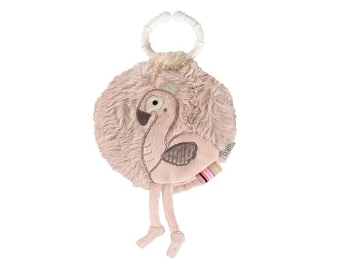 Fehn Stoffbuch Flamingo Rose ab 0+ Monaten