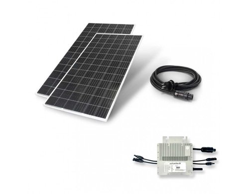 AutoSolar BKW 800W set800-mi600v2-0 MI600v2, 2x 400 W Modul,  Kabel 5m