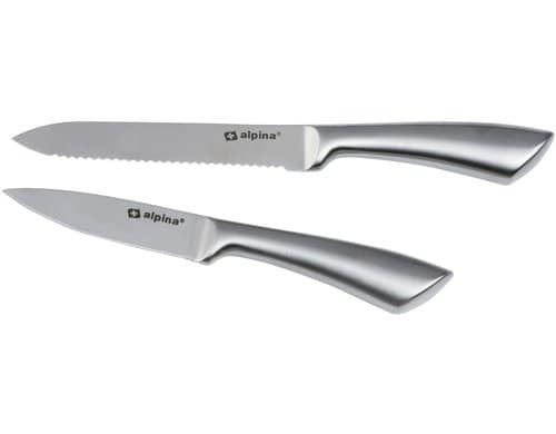 Alpina Kochmesser-Set, 2-teilig Metall, 20 & 24 cm