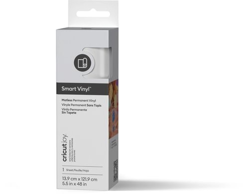 Cricut Vinylfolie Joy permanent weiss 13.9 cm x 121.9 cm