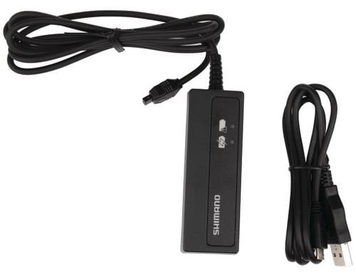Shimano Ladegerät Di2 SM-BCR2 220V/EU m/Ladekabel USB Anschluss