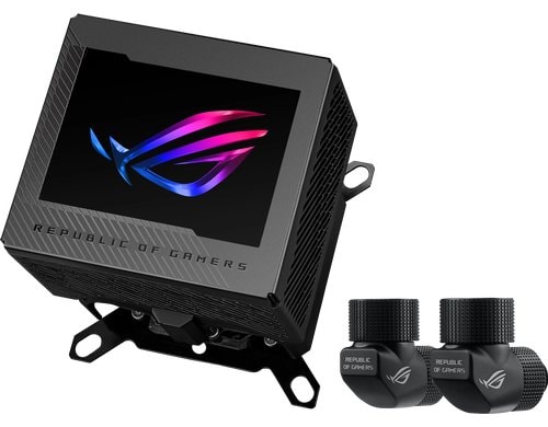 Asus ROG RYUJIN III WB BLK CPU-Wasserblock, 3.5 LCD, 2x Fittings