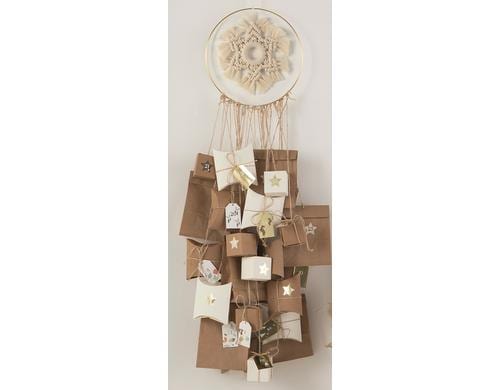 Folia Adventskalender Makramee 55-teilig