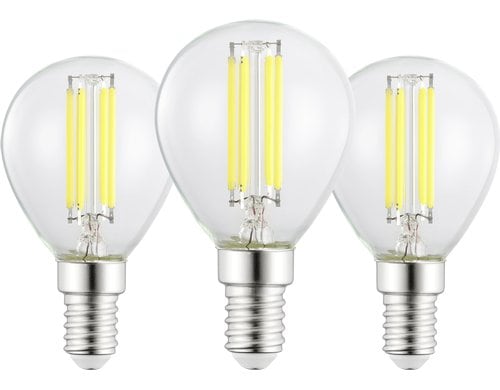 Eglo Leuchtmittel E14 Bulb 3er Pack 2.2W, Warmweiss, 2700K, nicht dimmbar