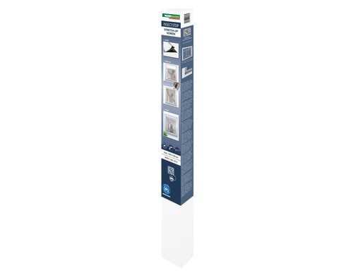 IS Teleskopfenster STRETCH 120x140cm weiss
