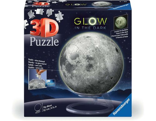 3D Puzzle Ball: Der Mond 6-99 Jahre