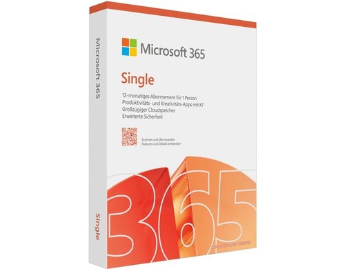 Microsoft, 365 Personal Box Box, Miete, Jahreslizenz, deutsch