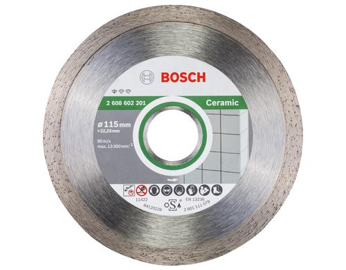 Bosch Professional Diamanttrennscheibe Standard for Ceramic, 115 x 1,6 x 7 mm