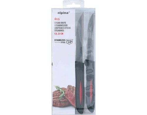 Alpina Steakmesser Set, 4 Stück Länge: 22.8 cm