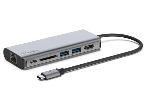 Belkin USB-C 6-in-1 Multiport Adapter Multi-port Dock