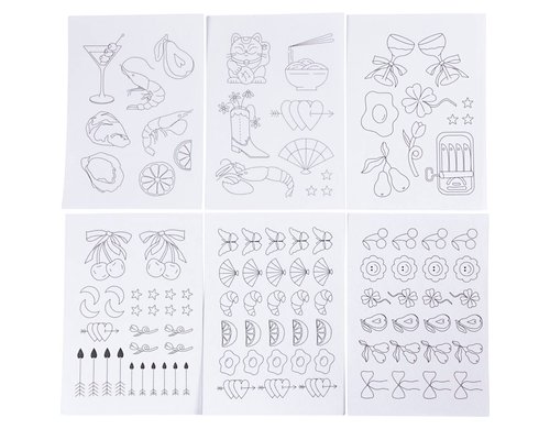 Creativ Company Stickvlies diverse Motive, A5