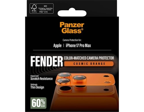 PanzerGlass FENDER, Cosmic Orange iPhone 17 Pro Max
